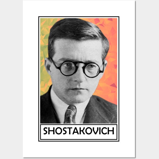 Dmitri Shostakovich Wall Art by TheMusicophile